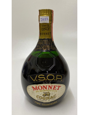 Vintage Bottle - J.G. Monnet Cognac Acquavite di Vino Fine Champagne 40.0° 0,73 lt. - COD. 5113