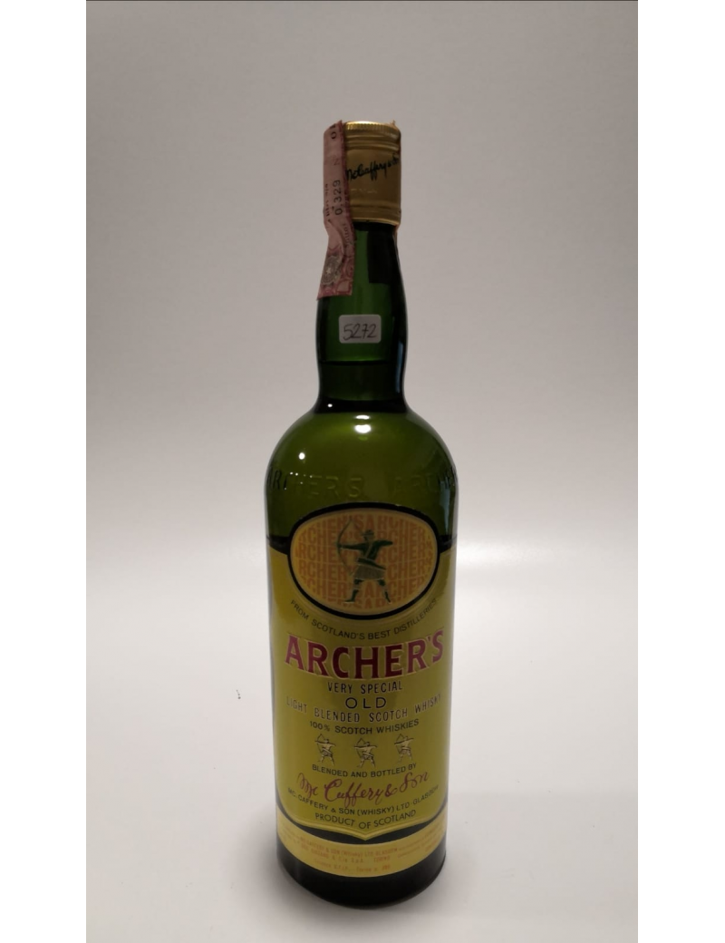 Vintage Bottle - Mc. Caffery & Son Archer's Very Special Old Light Blended Scotch Whisky 0,75 lt. - COD. 5272