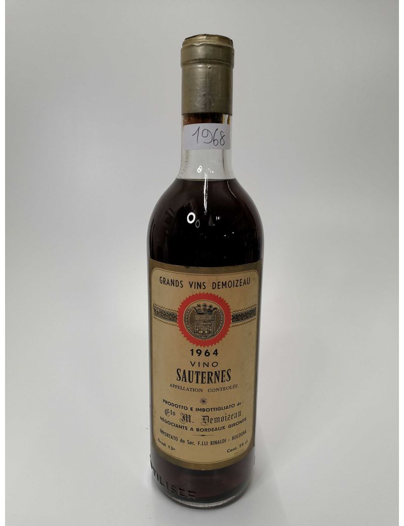 Vintage Bottle - M. Demoizeau Sauternes 1964 0,75 lt. - COD. 1968