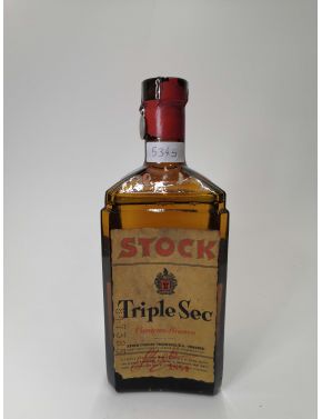 Vintage Bottle - Stock Triple Sec Curacao Bianco 0,70 lt. SIGILLO MONARCHIA/REGNO - COD. 5345