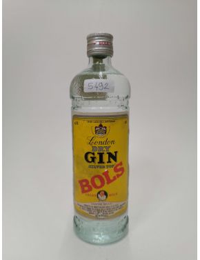 Vintage Bottle - Lucas Bols Dry Gin Silver Top Bols 0,70 lt. - COD. 5492