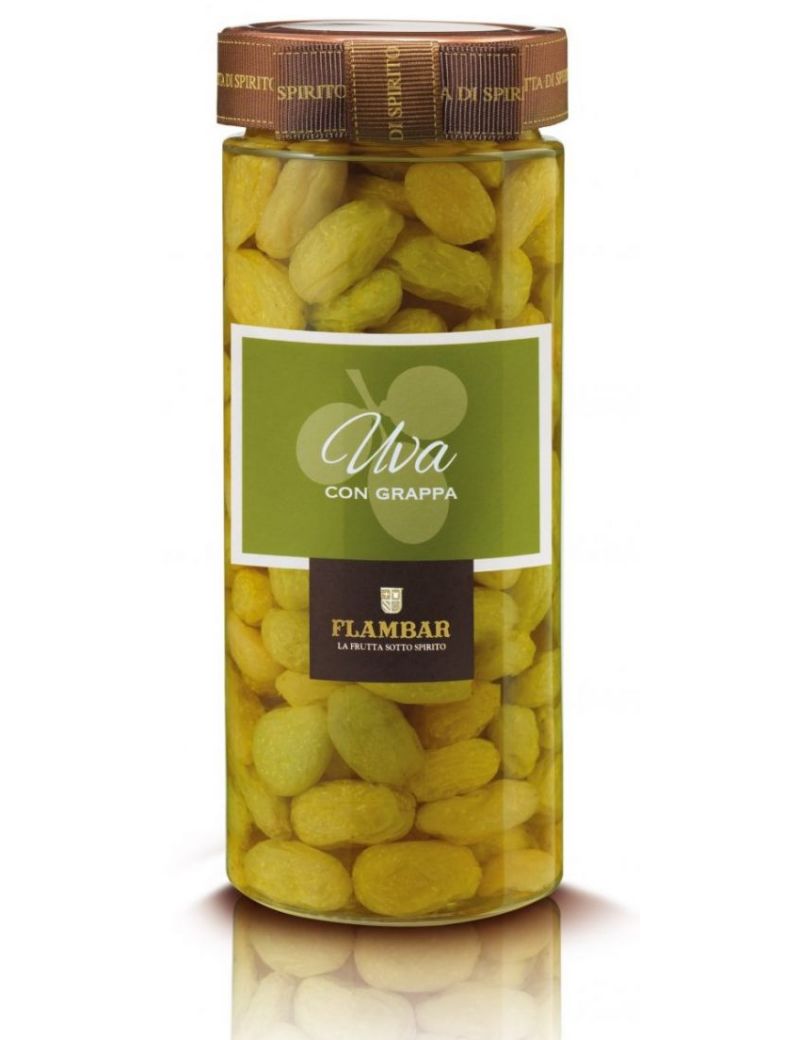 Mazzetti d'Altavilla - Frutta al Liquore "Linea Goloso" Uva con Grappa 660 gr. Mazzetti d'Altavilla - Frutta al Liquore "Linea Goloso" Uva con Grappa 660 gr.