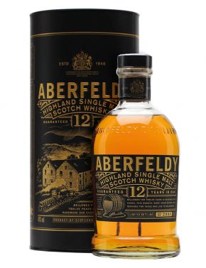 Aberfeldy Highland Single Malt Scotch Whisky 12 y in Oak 40° 0,70 lt.