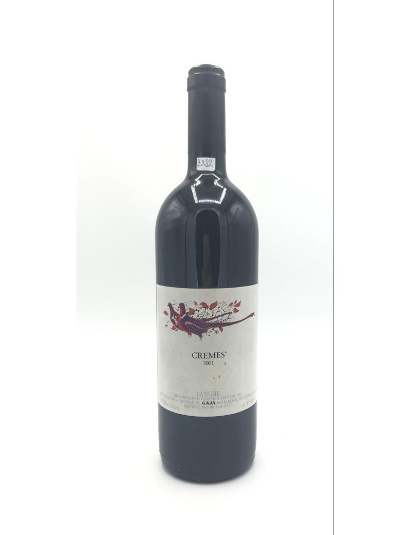 Vintage Bottle - Gaja Langhe DOC Cremes 2001 0,75 lt. - COD. 2822
