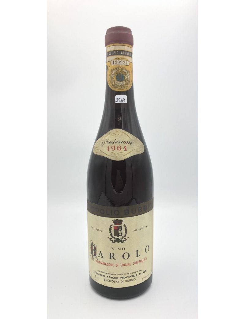 Vintage Bottle - Consorzio Agrario Provinciale di Asti Barolo DOC 1964 0,72 lt. - COD. 2848