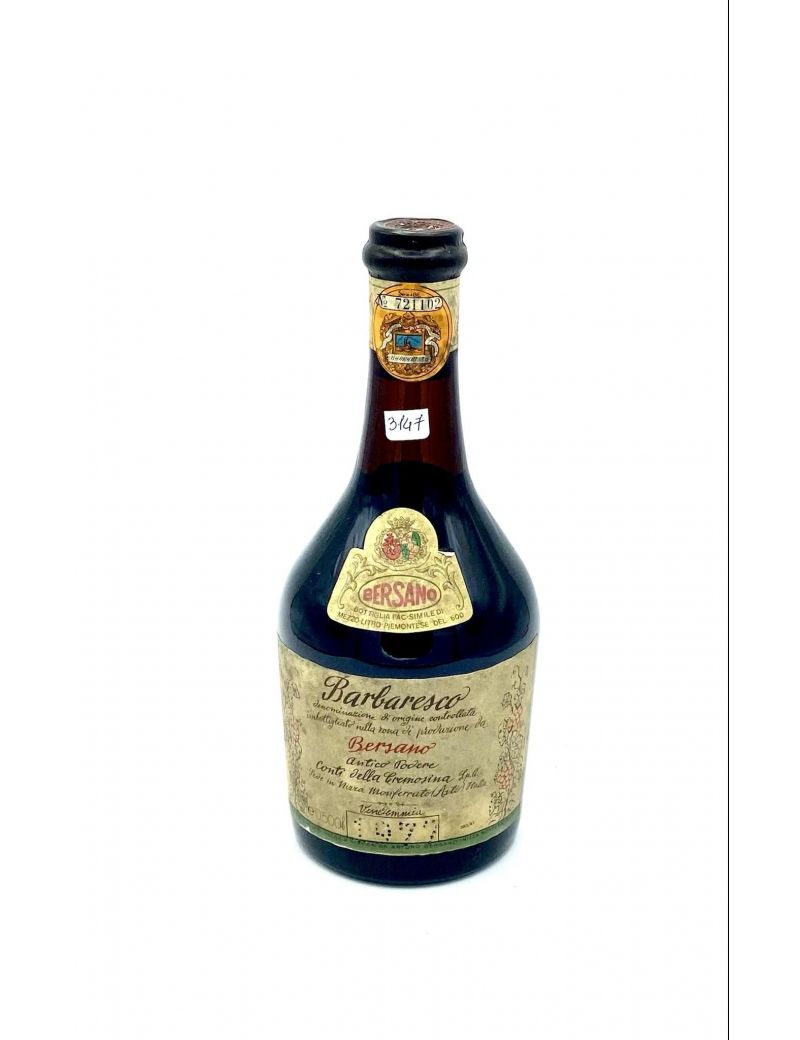 Vintage Bottle - Bersano Barbaresco DOC 1977 0,50 lt. - COD. 3147