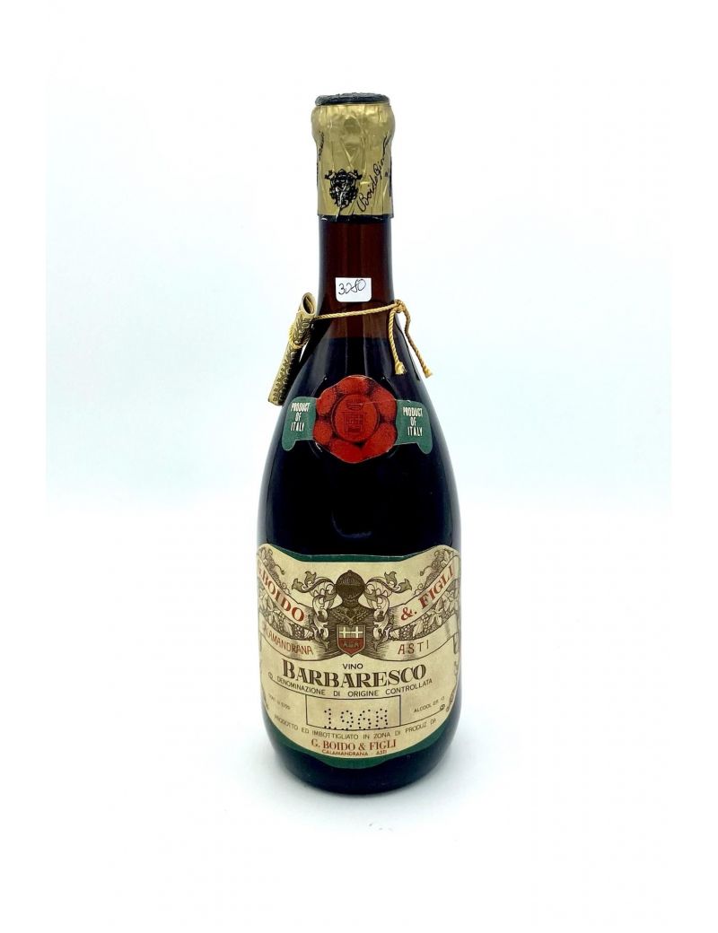 Vintage Bottle - G. Boido & Figli Barbaresco DOC 1968 0,72 lt. - COD. 3080