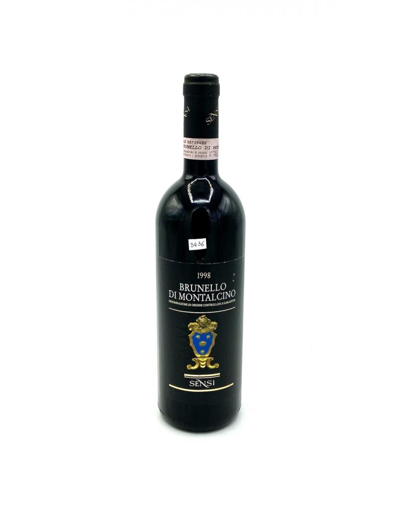 Vintage Bottle - Sensi Brunello di Montalcino DOCG 1998 0,75 lt. - COD. 3436 Vintage Bottle - Sensi Brunello di Montalcino DOCG 1998 0,75 lt. - COD. 3436