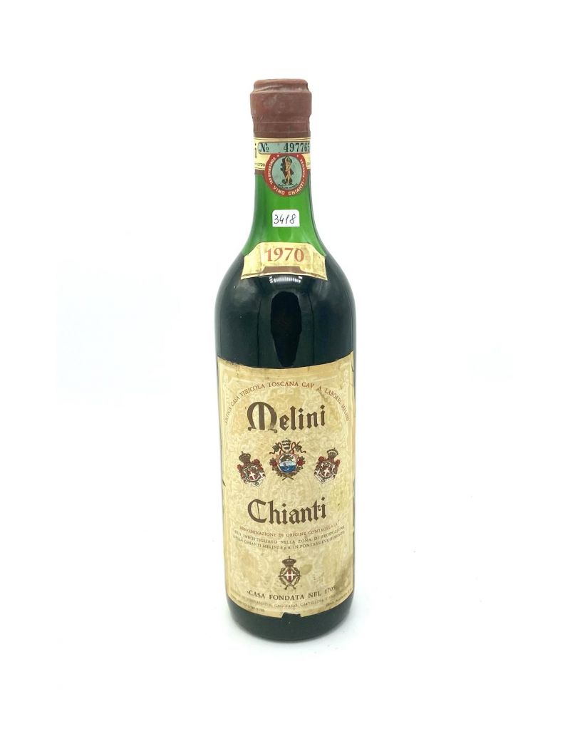 Vintage Bottle - Melini Chianti DOC 1970 0,72 lt. - COD. 3418