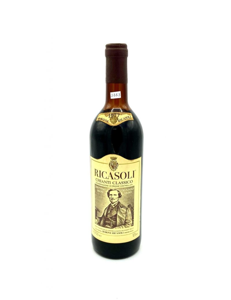 Vintage Bottle - Barone Ricasoli Chianti Classico DOC 1977 0,75 lt. - COD. 3353 Vintage Bottle - Barone Ricasoli Chianti Classico DOC 1977 0,75 lt. - COD. 3353