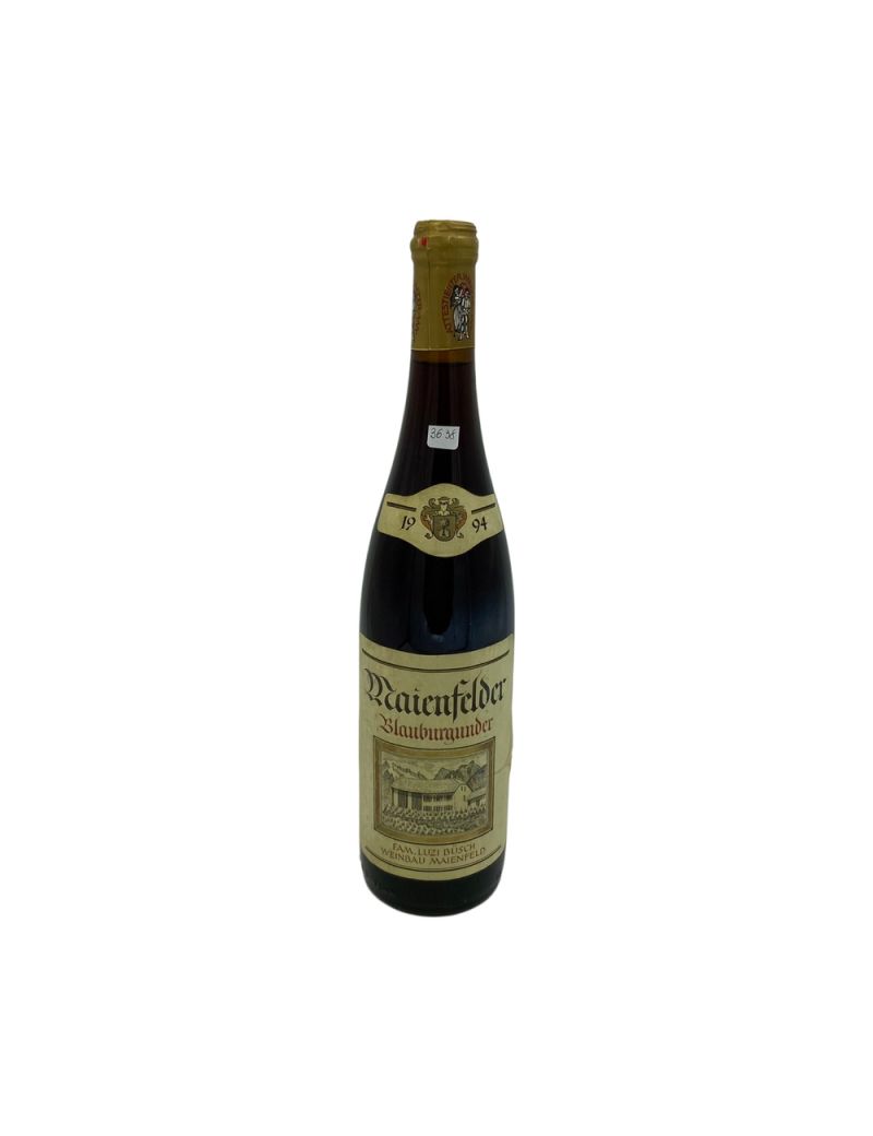 Vintage Bottle - Fam. Luzi Busch Blauburgunder "Maienfelder" 1994 0,75 lt. - COD. 3638