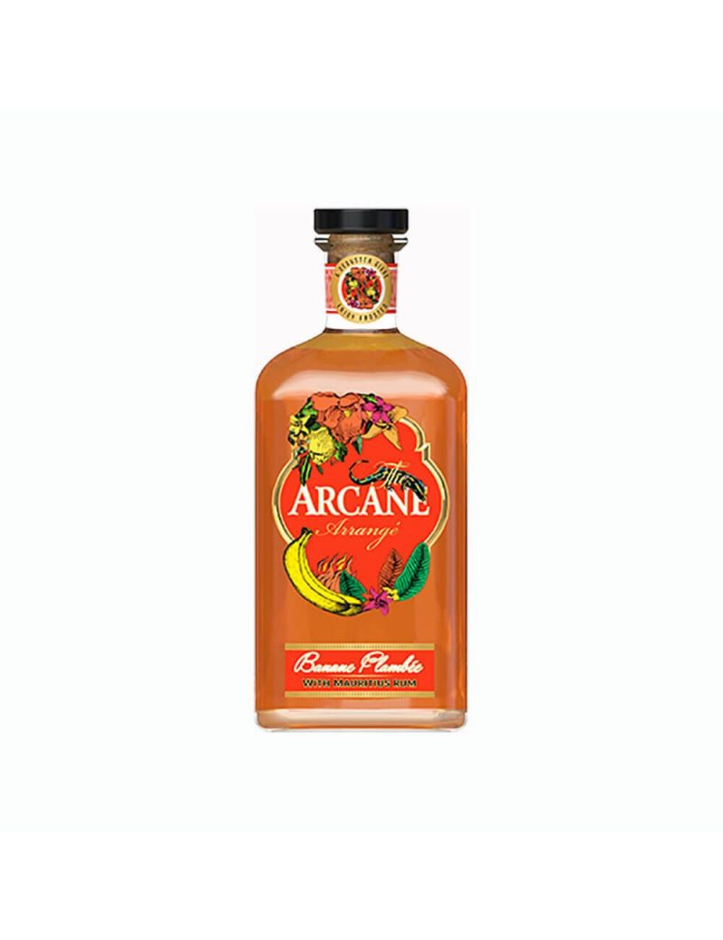 Arcane - The Arcane Arrangé Banane Flambée Spirit Drink with Rhum 0,70 lt.