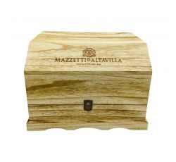 Mazzetti d'Altavilla - Grappa invecchiata in Decant'art "Autoritratto" di Vincent Van Gogh con due bicchieri dipinti a mano 0,70 lt.