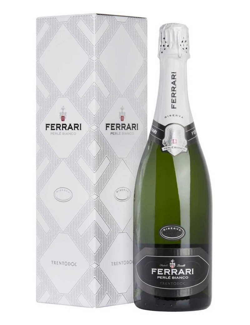 Ferrari - Trento DOC Perlè Bianco Riserva 2015 Brut 0,75 lt. + Box