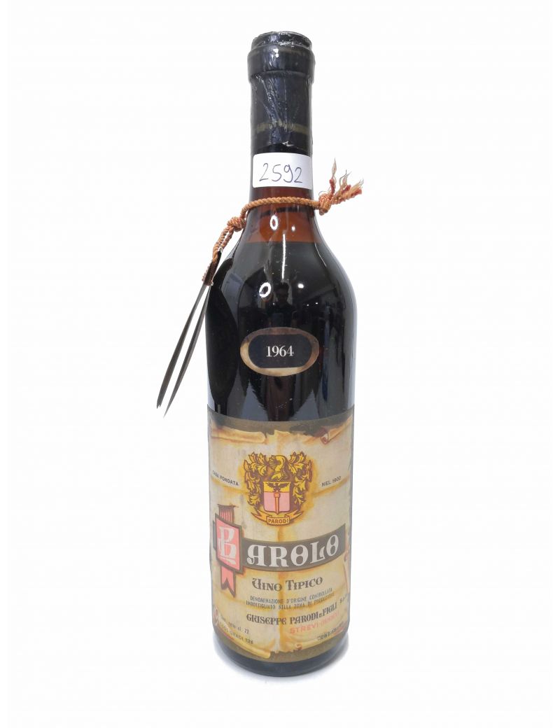 Vintage Bottle - Giuseppe Parodi & Figli Barolo DOC 1964 0,72 lt. - COD. 2592 Vintage Bottle - Giuseppe Parodi & Figli Barolo DOC 1964 0,72 lt. - COD. 2592