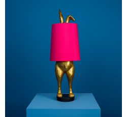 Werner Voss - Lampada da Tavolo "Hiding Bunny" Coniglio Nascosto Magenta
