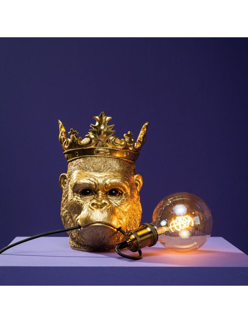 Werner Voss - Lampada da Parete "Monkey Kong" La Scimmia Kong Gold Werner Voss - Lampada da Parete "Monkey Kong" La Scimmia Kong Gold