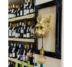 Werner Voss - Lampada da Parete "Monkey Kong" La Scimmia Kong Gold Werner Voss - Lampada da Parete "Monkey Kong" La Scimmia Kong Gold