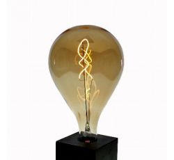 Werner Voss - Lampadina a filamento LED Factory, look vintage E27, 4 W, 220 V, 16x28 cm