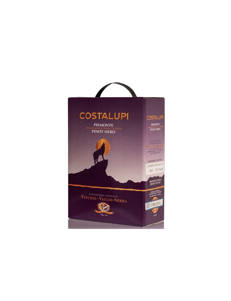 Vinchio Vaglio Serra - Bag in Box 3 lt. Piemonte Pinot Nero DOC "Costalupi" Vinchio Vaglio Serra - Bag in Box 3 lt. Piemonte Pinot Nero DOC "Costalupi"