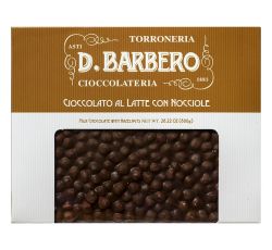 D. Barbero - Maxi Tavola di Cioccolato al Latte con Nocciole 800 gr.