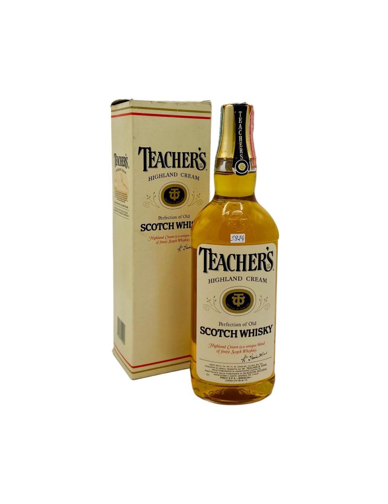 Vintage Bottle Teacher's Highland Cream Scotch Whisky 0,70 lt. + Box - COD. 5924 Vintage Bottle Teacher's Highland Cream Scotch Whisky 0,70 lt. + Box - COD. 5924