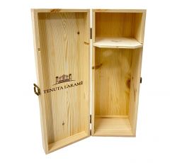 Cassetta Legno VUOTA Tenuta Laramè da 1 bottiglia MAGNUM