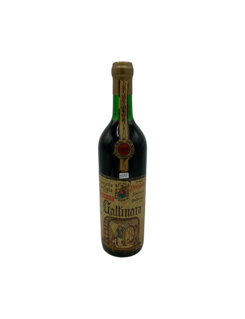 Vintage Bottle - Az. Agr. F.lli Berteletti Spanna Gattinara 1957 0,72 lt. - COD. 3578 Vintage Bottle - Az. Agr. F.lli Berteletti Spanna Gattinara 1957 0,72 lt. - COD. 3578