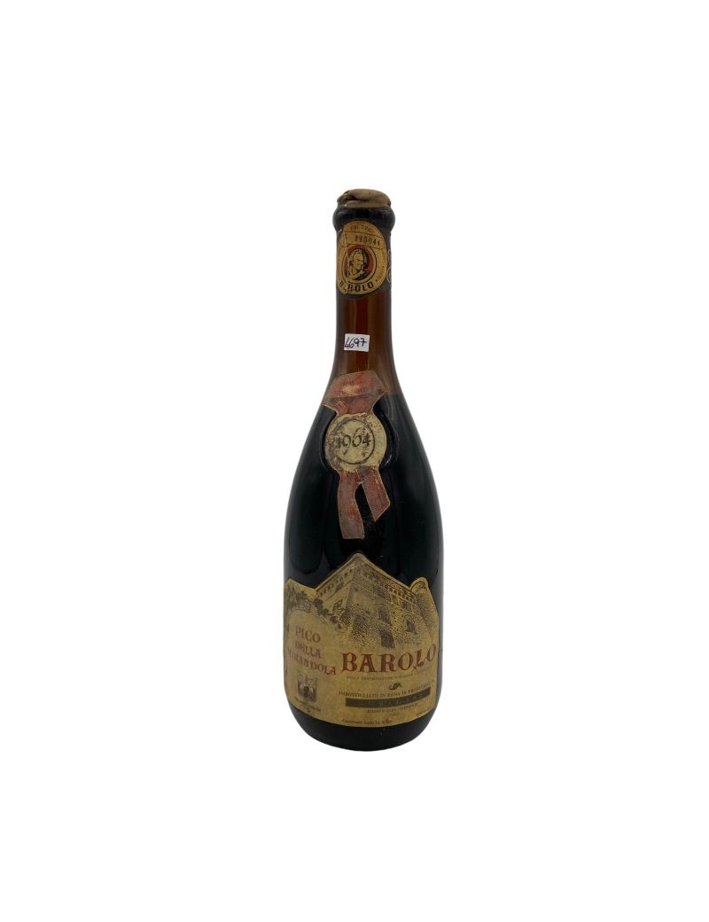 Vintage Bottle - Pico della Mirandola Barolo DOC 1964 0,72 lt. - COD. 4697 Vintage Bottle - Pico della Mirandola Barolo DOC 1964 0,72 lt. - COD. 4697