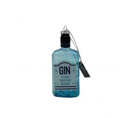 Werner Voss - Decorazione Natalizia per Albero di Natale Glass Pendant  Gin Blue 4.5x5 cm (1 pz.)