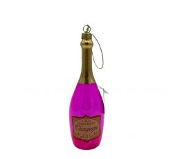 Werner Voss - Decorazione Natalizia per Albero di Natale Glass Pendant Champagne Pink 14x4.5 cm (1 pz.)