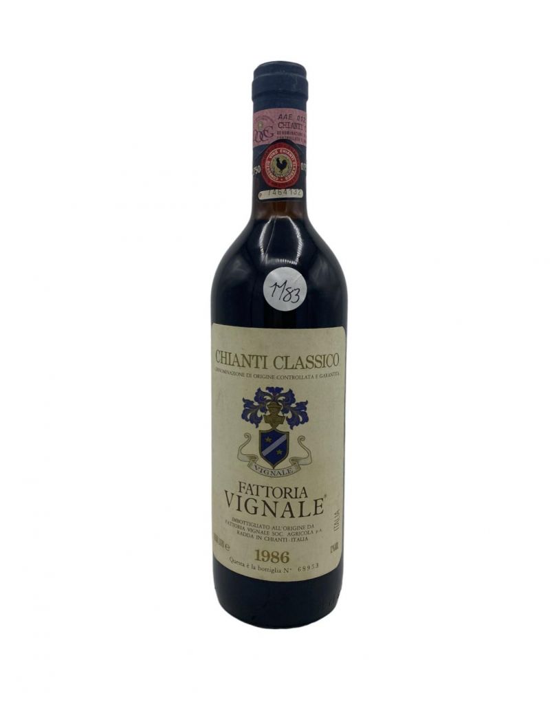 Vintage Bottle - Fattoria Vignale Chianti Classico DOCG 1986 0,75 lt. - COD. 1183