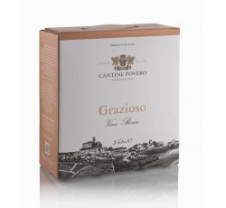 Cantine Povero - Bag In Box 5 lt. Vino Rosso da Uve Grignolino "Grazioso"