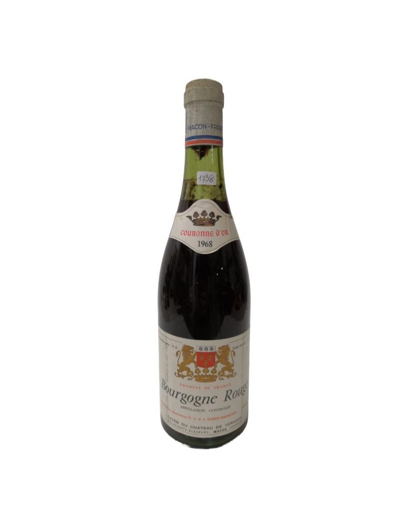 Vintage Bottle - Chateau du Verneuil Bourgogne Rouge Couronne d'Or 1968 0,75 lt. - COD. 1738