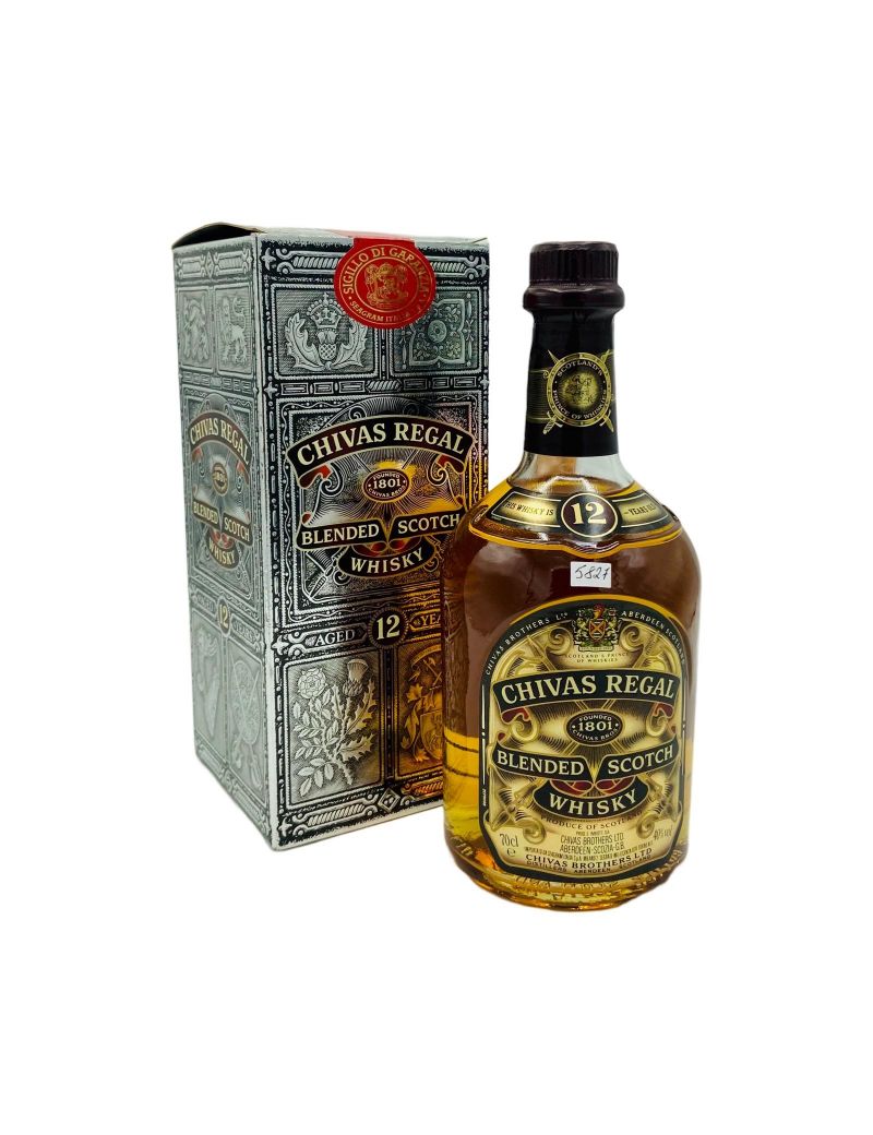 Vintage Bottle - Chivas Brothers Ltd. Chivas Regal Blended Scotch Whisky 12 y 0,70 lt. + Box - COD. 5827