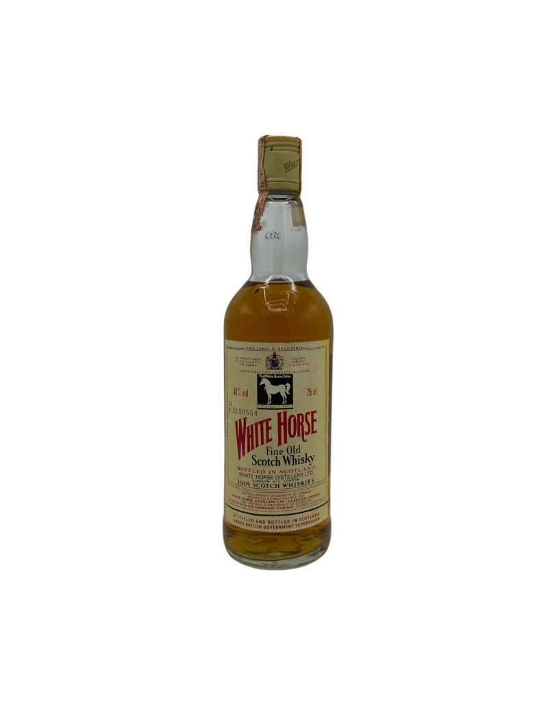 Vintage Bottle - White Horse Distillers Fine Old Scotch Whisky White Horse 0,75 lt. - COD. 6226 Vintage Bottle - White Horse Distillers Fine Old Scotch Whisky White Horse 0,75 lt. - COD. 6226