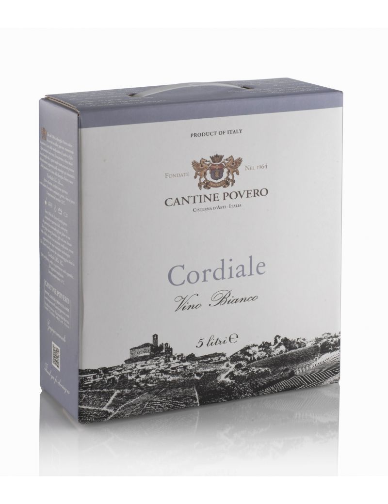 Cantine Povero - Bag In Box 5 lt. Vino Bianco da Uve Cortese "Cordiale" Cantine Povero - Bag In Box 5 lt. Vino Bianco da Uve Cortese "Cordiale"