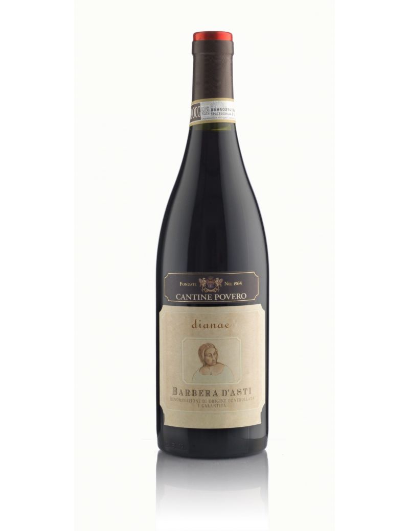 Cantine Povero - Barbera d'Asti DOCG Senza Solfiti Aggiunti "Dianae" 2023 0,75 lt. Cantine Povero - Barbera d'Asti DOCG Senza Solfiti Aggiunti "Dianae" 2023 0,75 lt.