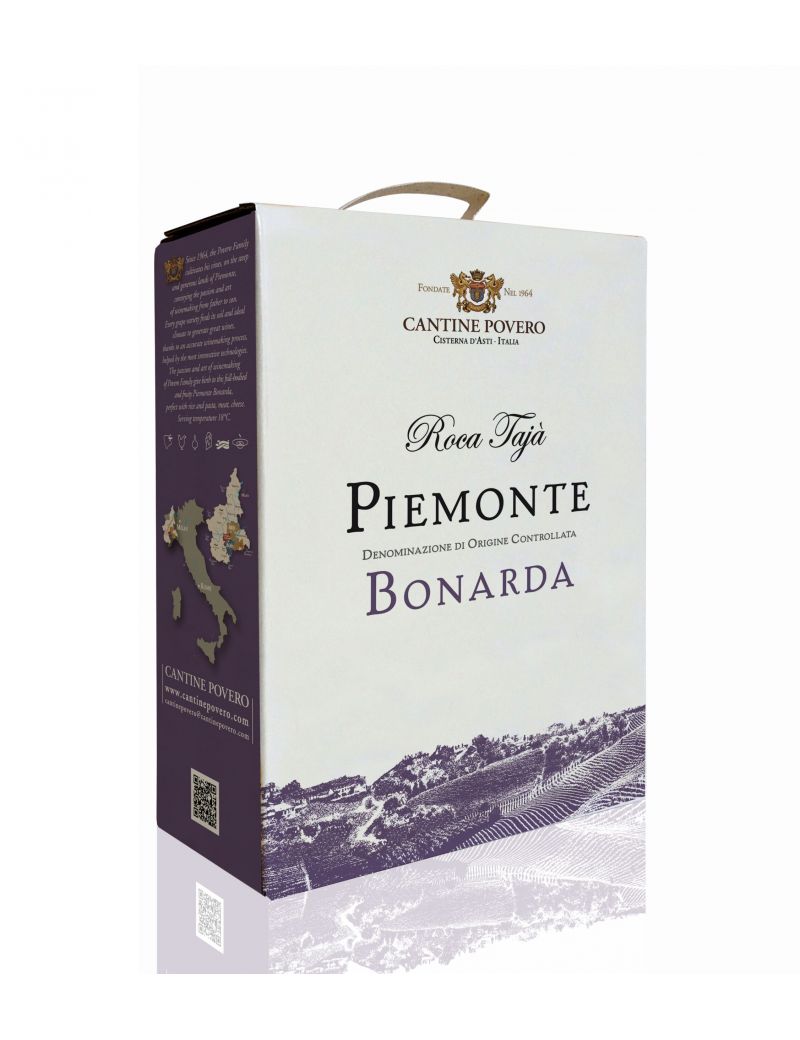 Cantine Povero - Bag In Box 3 lt. Piemonte Bonarda DOC "Roca Tajà" Cantine Povero - Bag In Box 3 lt. Piemonte Bonarda DOC "Roca Tajà"