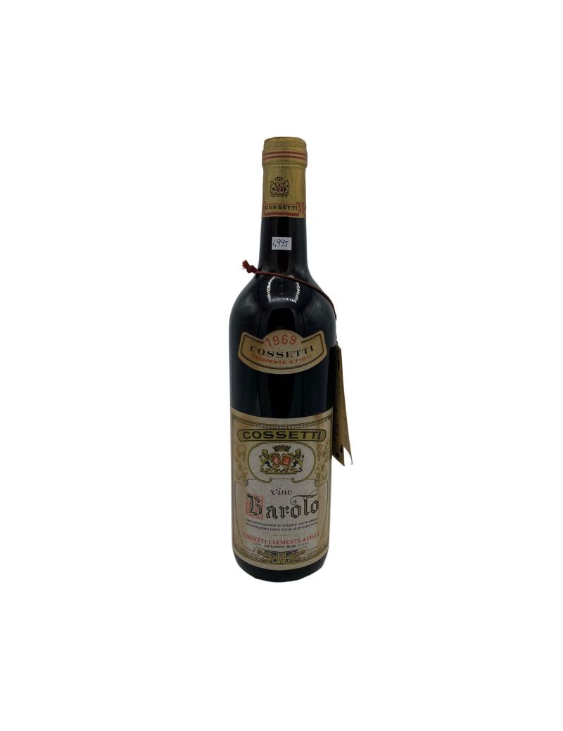Vintage Bottle - Cossetti Clemente & Figli Barolo DOC 1969 0,72 lt. - COD. 4995