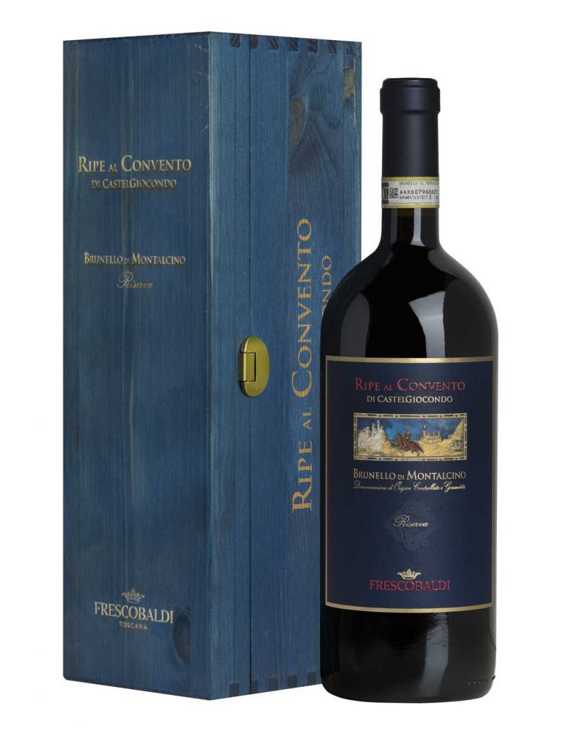 Marchesi de Frescobaldi - Brunello di Montalcino Riserva DOCG "Ripe al Convento" 2013 1,5 lt. MAGNUM + Box Legno Marchesi de Frescobaldi - Brunello di Montalcino Riserva DOCG "Ripe al Convento" 2013 1,5 lt. MAGNUM + Box Legno