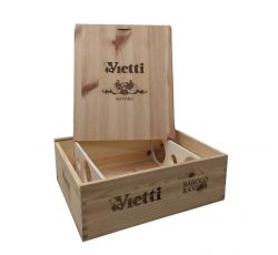 Cassetta Legno VUOTA Vietti Barolo Ravera da 3 bottiglie