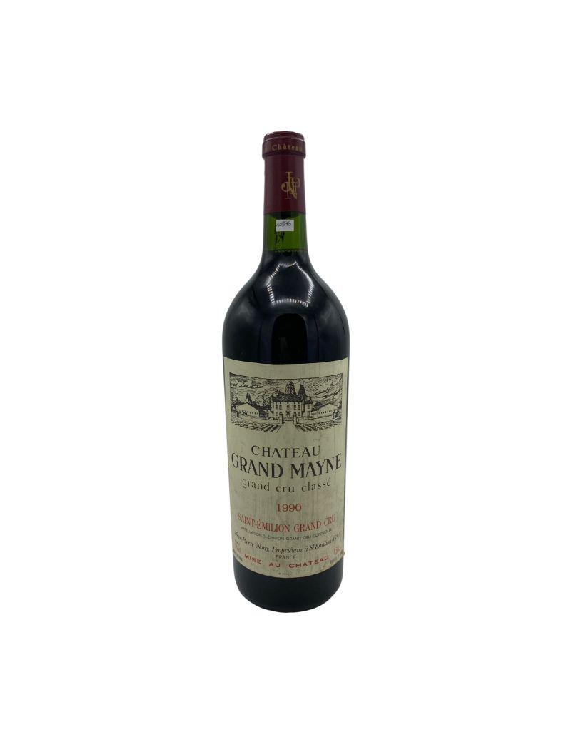 Chateau Grand Mayne - Saint Emilion Grand Cru Classé 1990 1,5 lt. MAGNUM (Ruined Label) - COD. 10396 Chateau Grand Mayne - Saint Emilion Grand Cru Classé 1990 1,5 lt. MAGNUM (Ruined Label) - COD. 10396