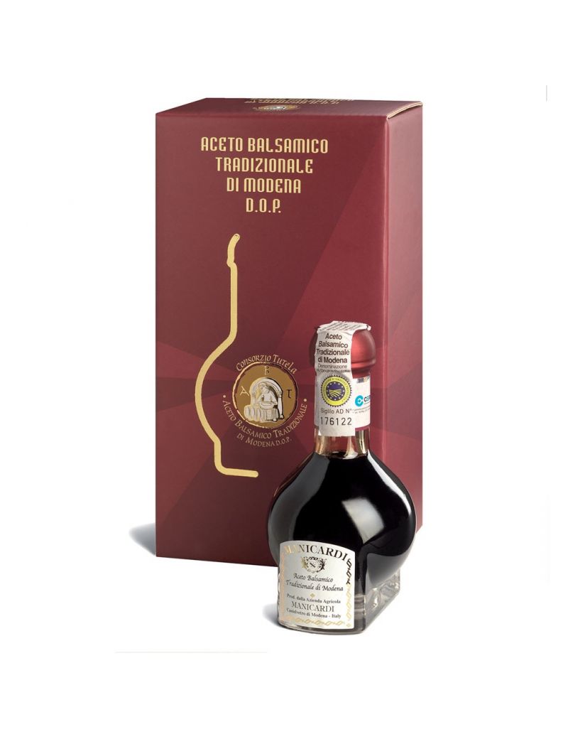 Manicardi - Aceto Balsamico Tradizionale di Modena DOP 12 anni 100 ml. + Box Manicardi - Aceto Balsamico Tradizionale di Modena DOP 12 anni 100 ml. + Box