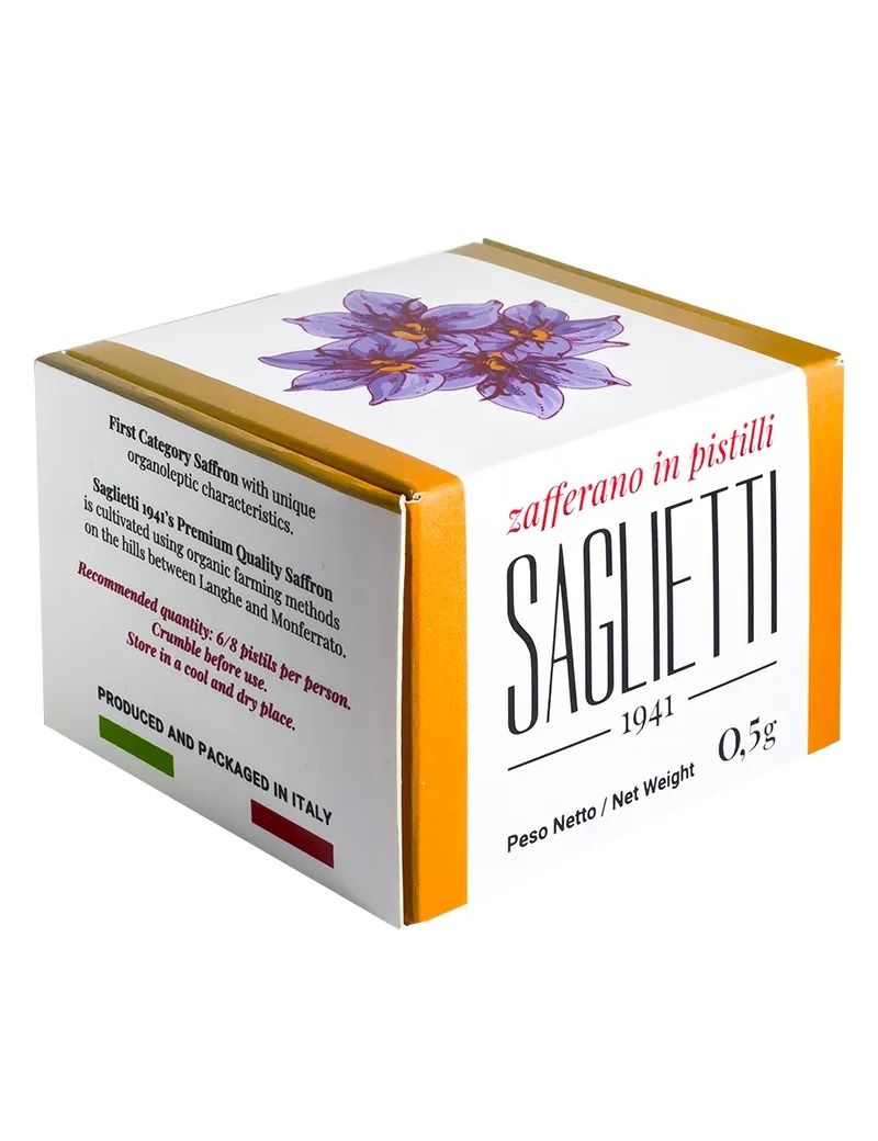 Saglietti 1941 - Zafferano in Pistilli Prima Categoria 0,5 gr.
