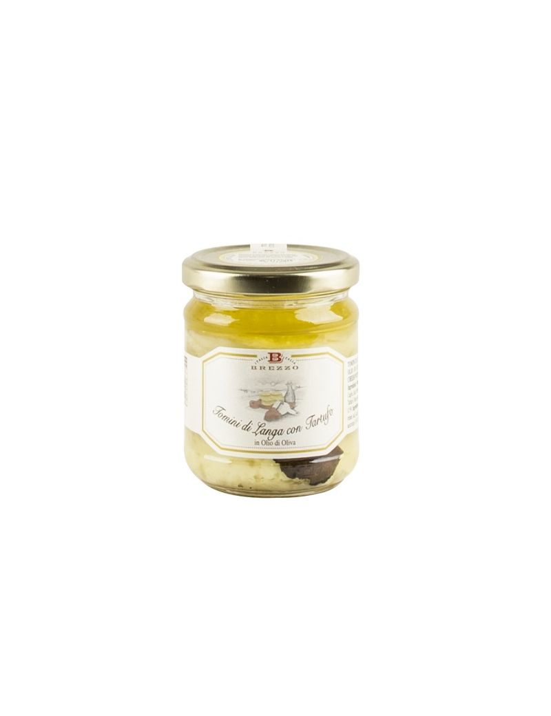 Brezzo - Tomini di Langa con Tratufo in Olio 180 gr.