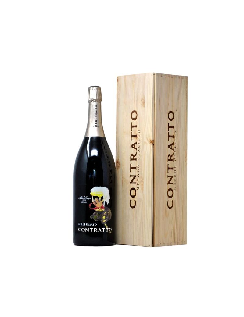 Contratto - Altalanga DOCG 2021 Pas Dosè 6 lt. MATHUSALEM + Box Legno