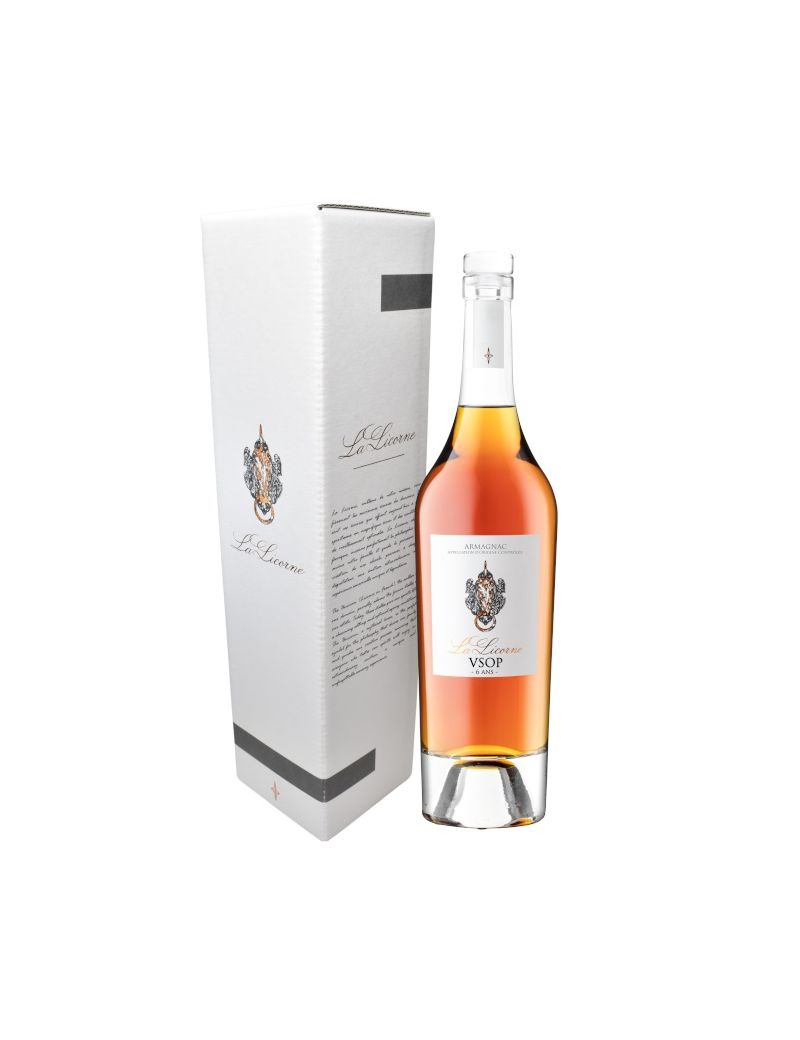La Licorne - Bas Armagnac VS 2 Ans 0,70 lt. + Box