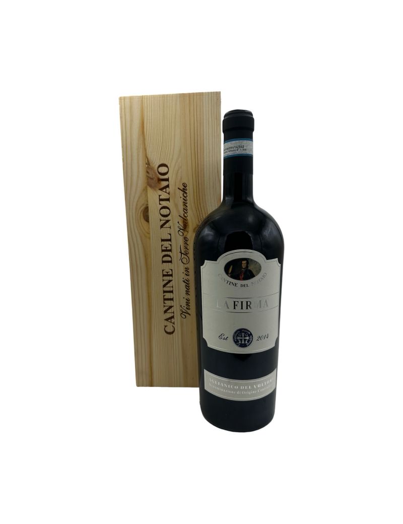 Cantine del Notaio - Aglianico del Vulture DOC "La Firma" 2014 1,5 lt. MAGNUM + Box Legno