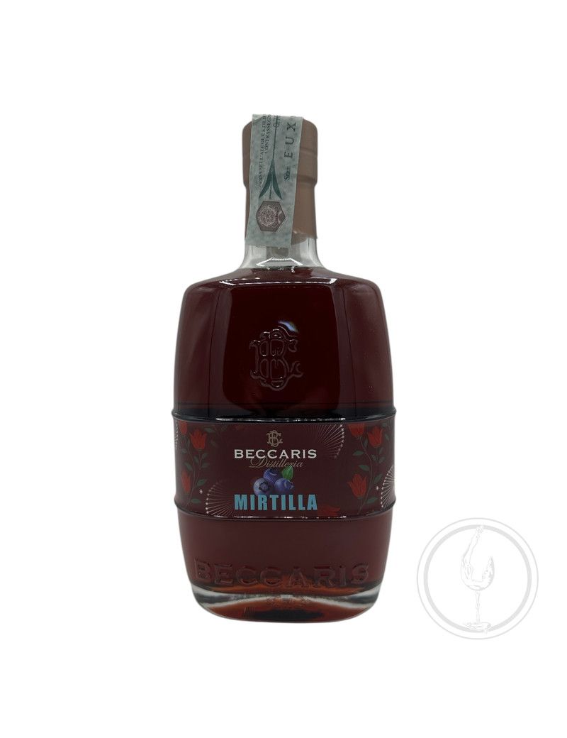 Beccaris - "Linea Aromatizzate" Grappa al Mirtillo "Mirtilla" 0,70 lt.
